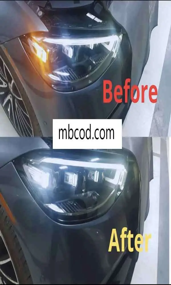 mercedes headlight coding and facelift