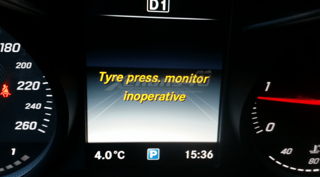 Tyre Pressure Monitor Inoperative